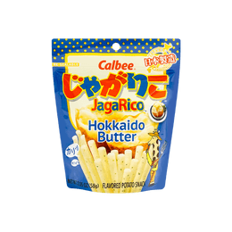 CALBEE JagaRico Potato Sticks Hokkaido Butter Flavor, 2.05oz