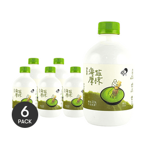 喜茶 海盐厚抹轻乳茶 抹茶风味奶茶 350ml*6【6份超值装】【高山千目抹茶粉添加】【鲜醇茶香 清新不腻】【网红新品】