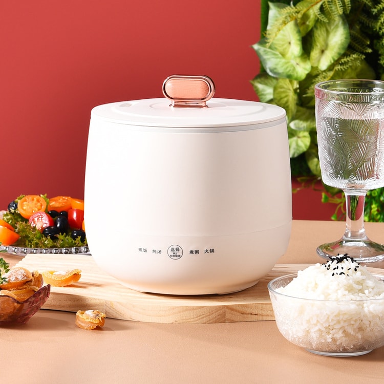 DOMENG ドモン 一人用スマート炊飯器（セラミック釉薬仕上げ）、1～3人