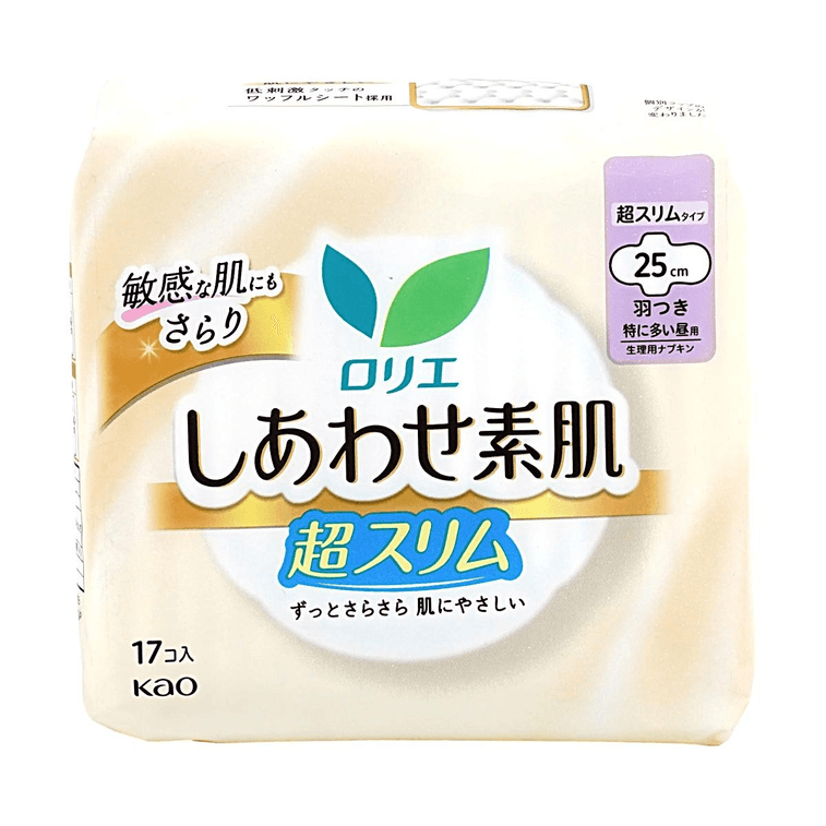 민감한 피부를 위한 날개형 무향 초박형 여성용 생리대, 3호 사이즈/9.84인치, 17개입 5