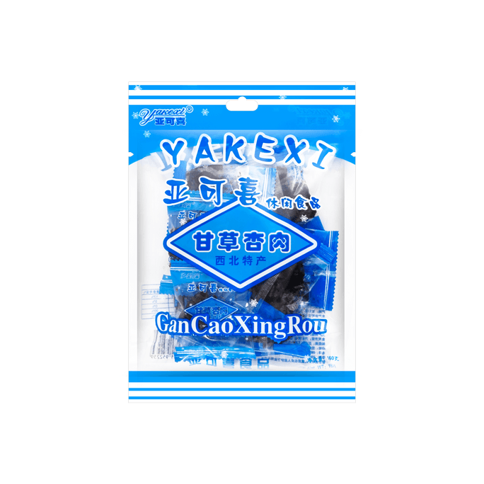 Dried  Licorice apricots without nucleus160g【Yami Exclusive】