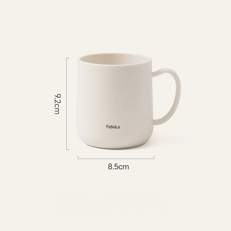 White Twilight Mouthwash Cup, Double Thickened Anti-slip Home Tooth Cup 7