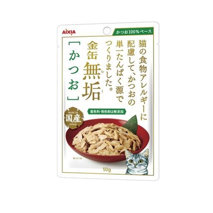 AIXIA Pure Gold Can Cat Food 50g Bonito