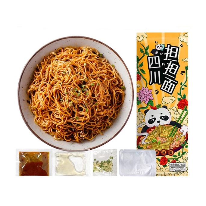 Dan Dan Noodles 117.5g [Rich in ingredients] [Spicy, fresh and fragrant Sichuan flavor]