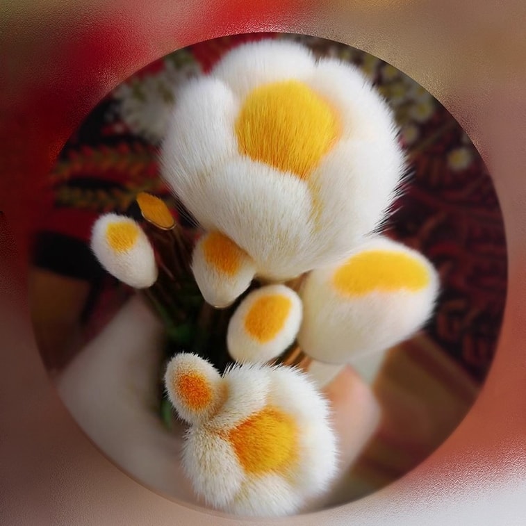 cici【고품질 동물모 메이크업 브러쉬】11피스 벚꽃 메이크업 브러쉬 세트, 미니 휴대용 메이크업 브러쉬 세트, 부드러운 모 브러쉬, 파우더를 고르게 묻혀주는 다기능 메이크업 도구 세트 3