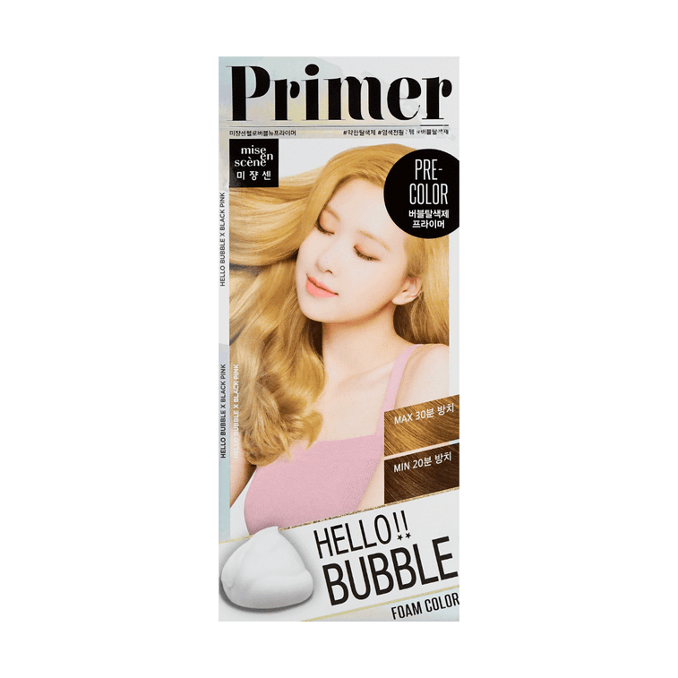 Hello Bubble Foam Hair Color Bleach Easy Hair Coloring【Aespa, Giselle】 10