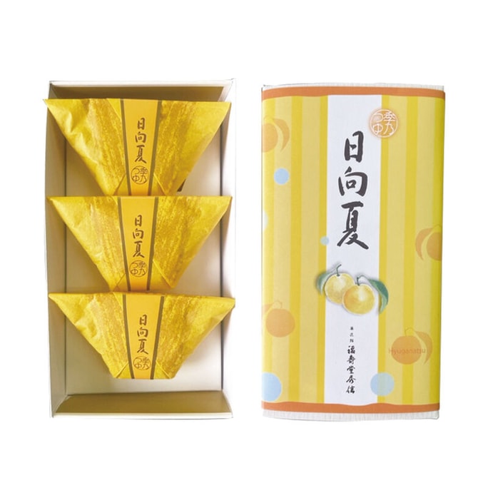 Fukujudo Hidenobu Kinotsuyu Hyuga Natsu 3 pieces Tasting period 30 Days
