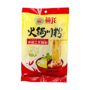 黃龍 火鍋川粉 紅苕寬粉 240g【傳統工藝 Q彈滑順】