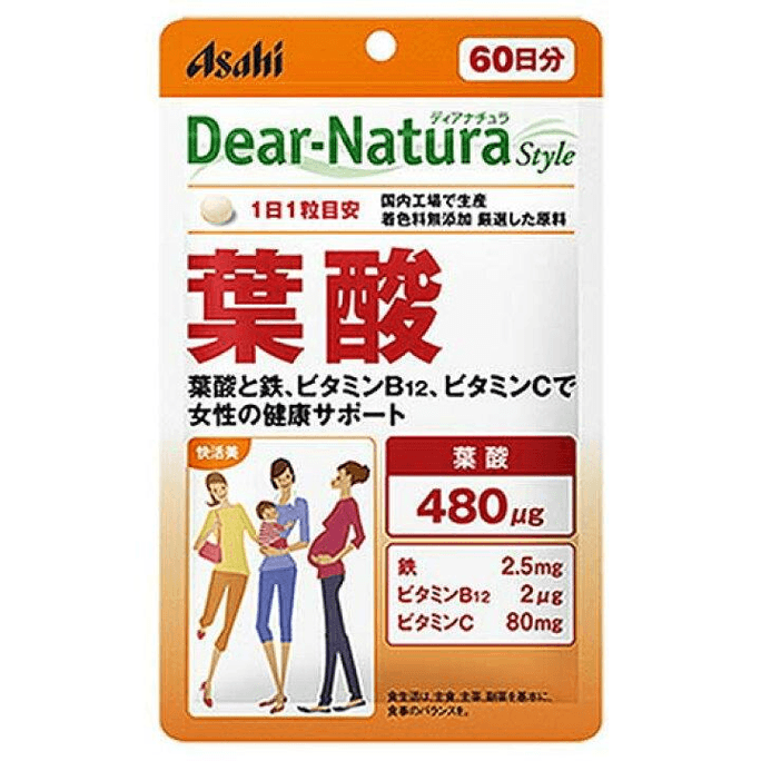 Diana Natura Style Folic Acid and 60 capsules