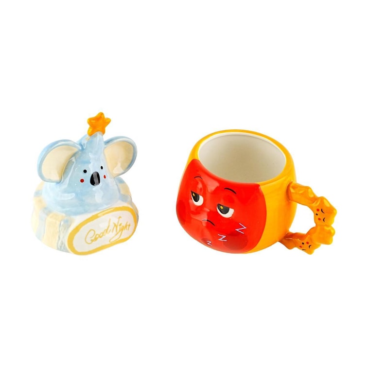 Twinkle Twinkle Koala Mug Set with Lid, 13.5 fl oz 10