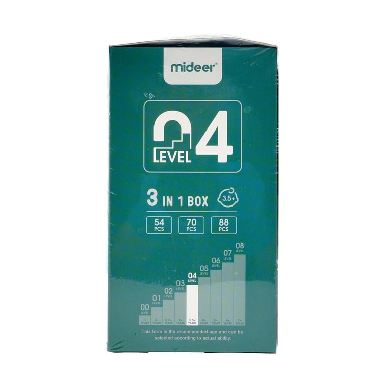 MIDEER彌鹿 兒童拼圖 大拼圖玩具 寶寶啟蒙益智玩具 4階交通工具 建議3.5~4歲寶寶 5