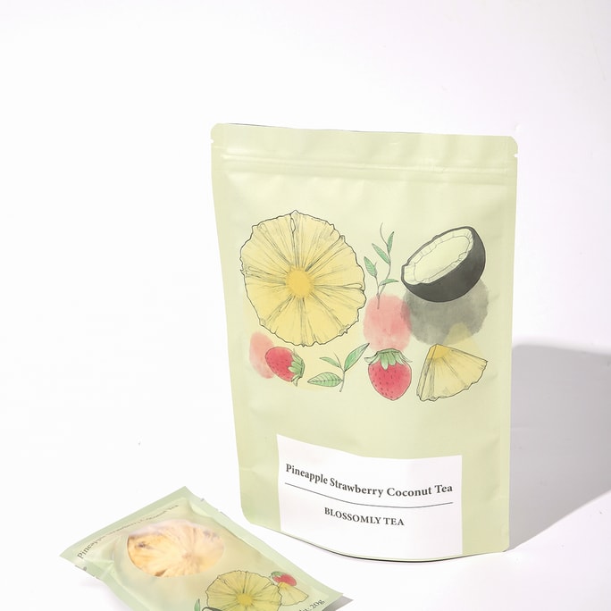 Blossomly Tea 美国 草莓菠萝椰椰花果茶礼包 5包装 冷泡茶