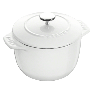 STAUB Cast Iron 1.5-qt Petite French Oven 1.5-qt / Matte White