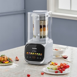 苏泊尔SUPOR 破壁机豆浆机搅拌机 高速降噪静音加热 1.5L HBR702US【新爆款带罩静音首发特价】