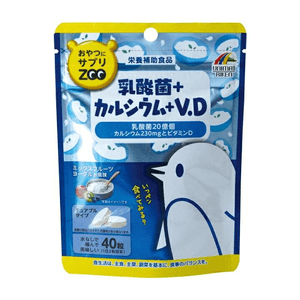 Supplement ZOO Lactic Acid Bacteria Ca Vitamin D [40 tablets] for snacks