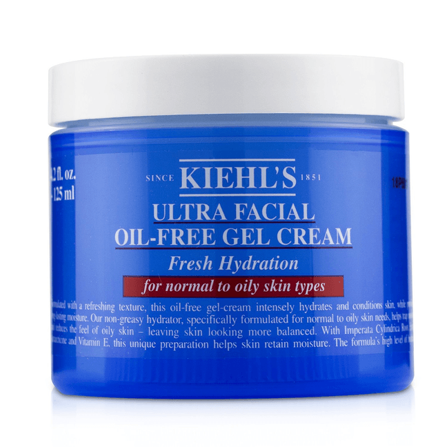【香港直邮】Kiehl's科颜氏 高保湿无油清爽啫喱面霜 补水控油 嫩肤提亮 清爽面霜 - 中性至油性肌肤适用 125ml/4.2oz (临期促销)