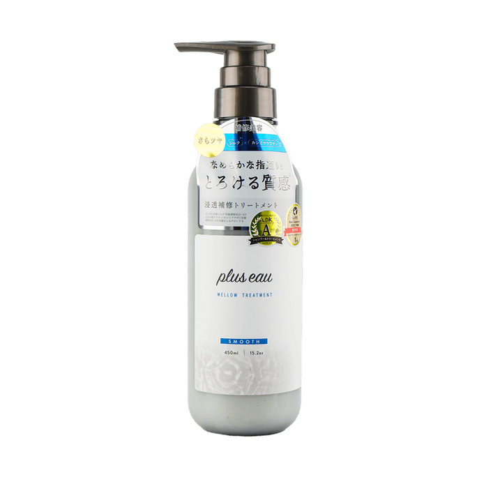 日本PLUS EAU 密集修補護髮素 角蛋白護理潤發乳 撫平毛躁 修補受損 白色花香&梨香味 450ml