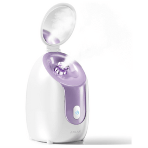 Facial Steamer with Adjustable Makeup Mirror & Nozzle 30s Fast Steam 1 unit