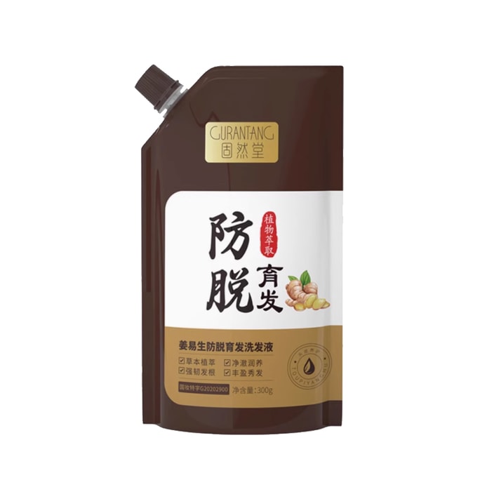구란탕 생강 탈모방지 샴푸 도라지잎 300g 모근 강화, 모발 굵어짐, 탈모예방 및 모발강화