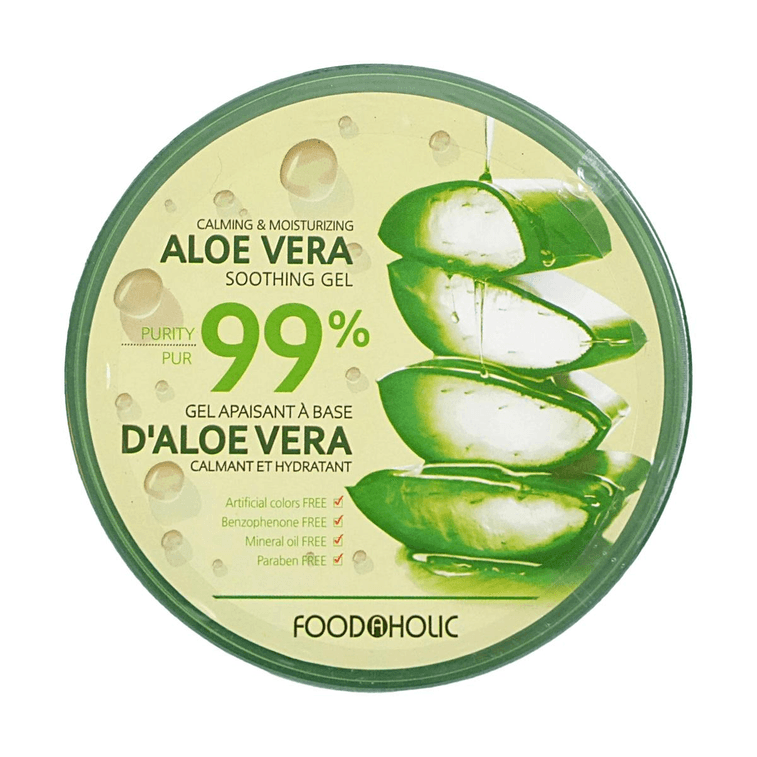 韓國Foodaholic蘆薈舒緩保濕凝膠 300ml【舒緩保濕】【99%純度】 6