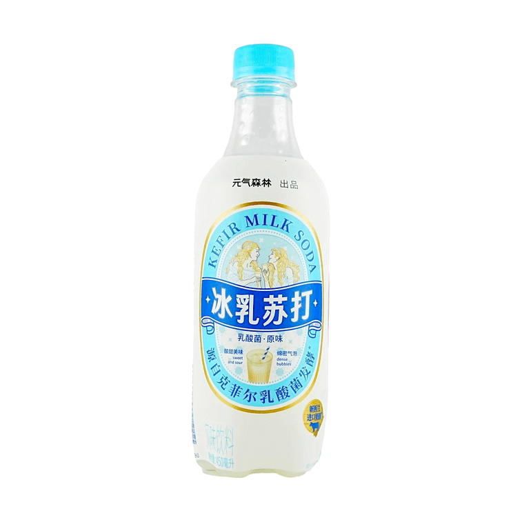 아이스 밀크맛 소다, 유산균맛 탄산음료, 15.2 fl oz *6개【6팩】【지방 0 저칼로리】 4