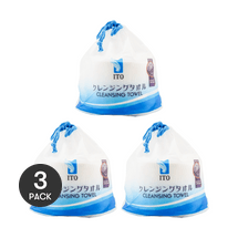 フェイシャルコットンクレンジングタオル 250g×3
