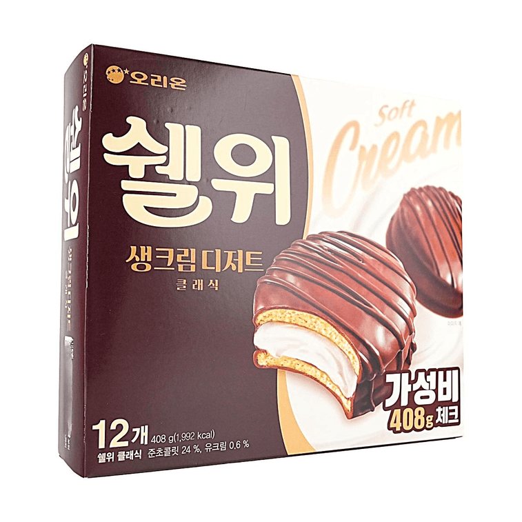 Shall We ソフトクリームチョコレートパイ、オリジナルフレーバー、12パック、14.39オンス 4