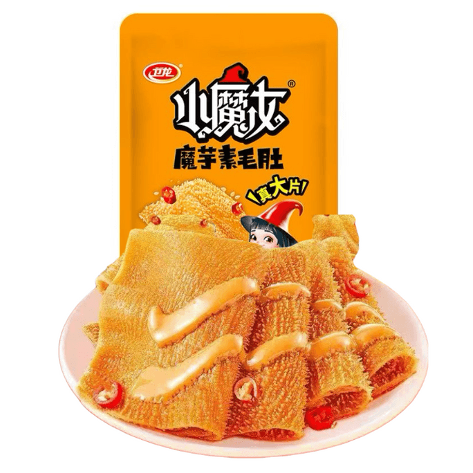 Weilong Konjac Refreshing Vegetarian Hairy Belly Little Witch  Ma Jiang Hot Pot Flavor 27g * 1 bag