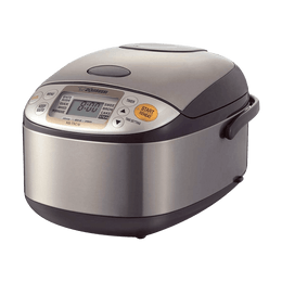 Micom Rice Cooker Warmer with Steaming Basket 1L, 5.5 Cups, NS-TSC10, 120 Volts