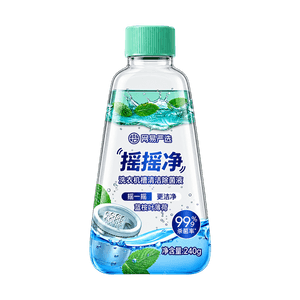 세탁기 통 세정제 액상 8.46 oz 【99.9% 항균율】【식물 에센셜 오일 향】