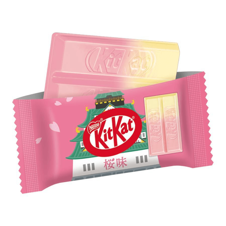 日本直送】ネスレ中国 キットカット 桜味 大阪城パッケージ (10枚入り