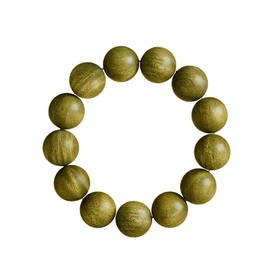 【中国直邮】庆祥泰天然沉香老山檀木质老绿檀18mm*1件