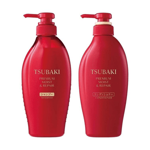 TSUBAKI Premium Moisturizing & Repairing Shampoo and Conditioner Set 450ml*2