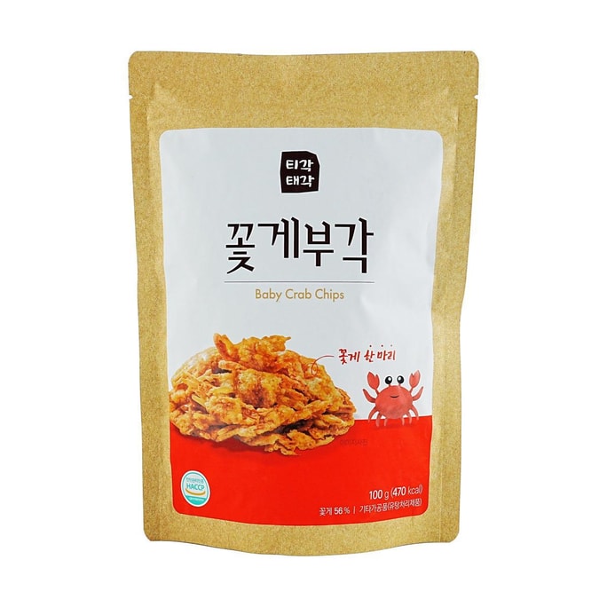 韓國SEA WORLD 香酥炸小螃蟹 脆脆螃蟹酥 100g