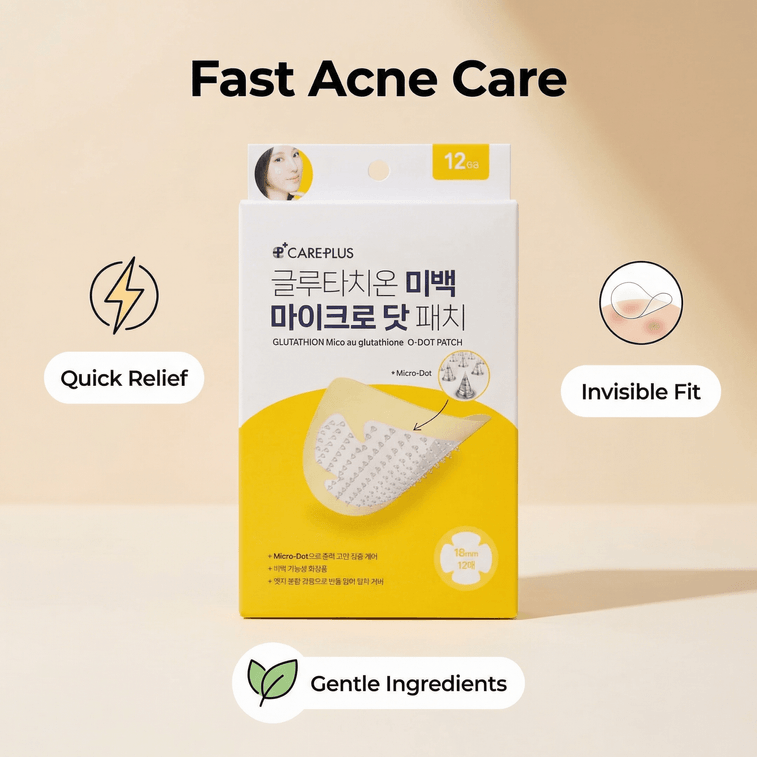 CarePlus Glutathione Whitening Micro-dot Patch 1box/24Pcs 3
