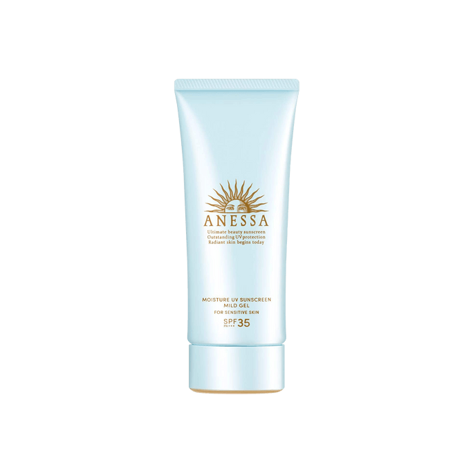Anessa Moisture UV Sunscreen Mild Gel for Sensitive Skin SPF35 PA+++ 90g