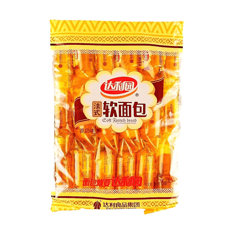 Soft French Bread 18 Pieces 12.69 oz+AD Calcium Milk Drink 4.22 fl oz*4 Packs【Breakfast Combo Pack】 7