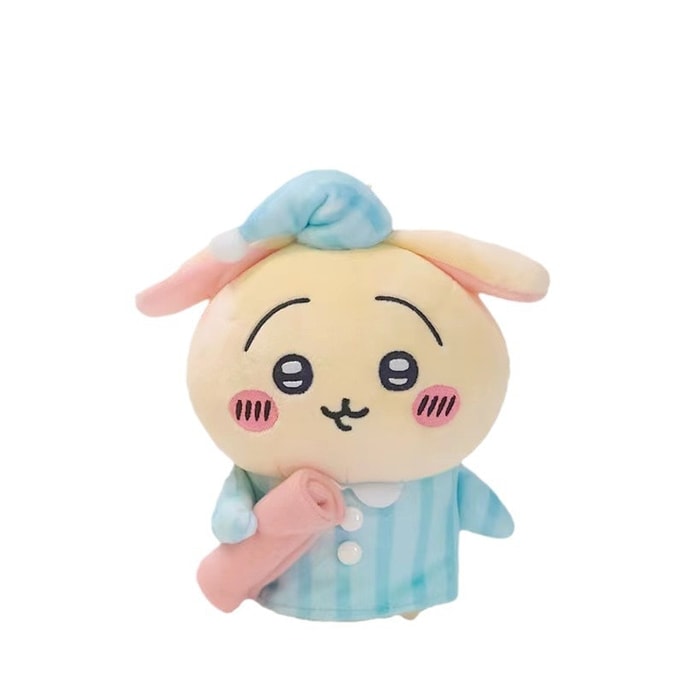 Chiikawa Plush Keychain Pajama Party Cutey Keychain Girl Gift-Usagi 10CM 1Pc