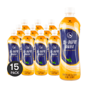 아삼 밀크티 음료 - 달콤하고 상쾌함, 15.21fl oz *15【15팩】