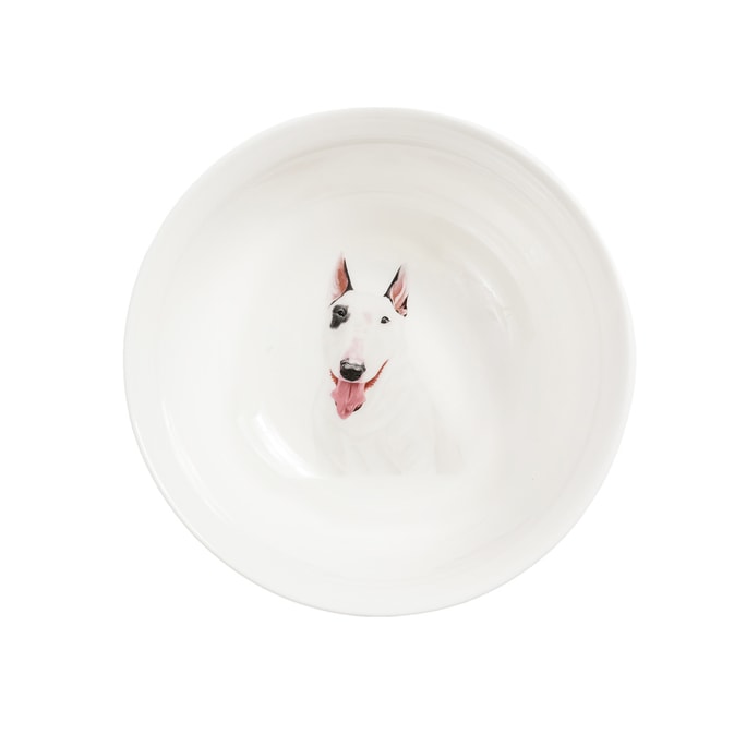 Petorama Pet Portrait Porcelain Bowl - Bull Terrier