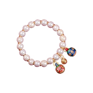 [중국에서 직접 메일] RAMBLE Yonghe 축복 세라믹 팔찌 화이트 세라믹 골드 삼키는 짐승/문자열 Wenwan Hand Jewelry