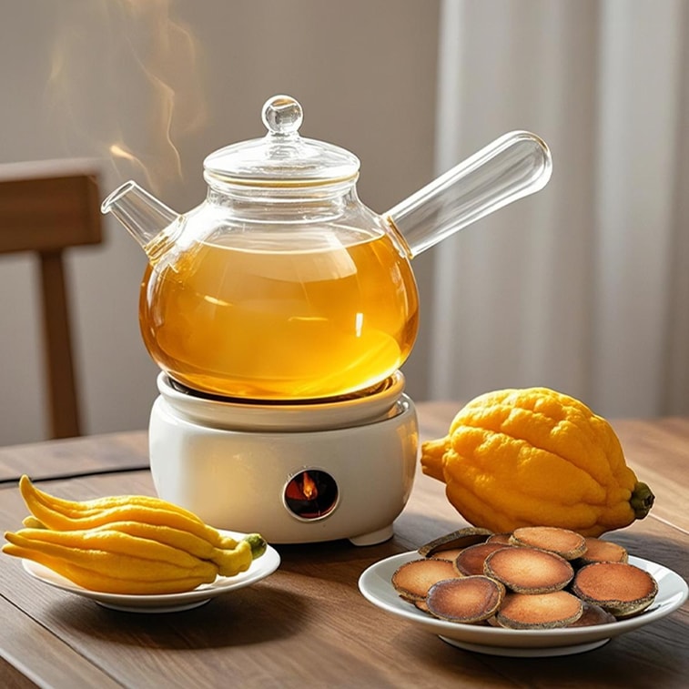 Bergamot & Aged Tangerine Peel Herbal Drink,16.9 fl oz *6【6 Packs】 5