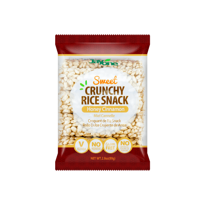 Crunchy Rice Snack Honey Cinnamon 80g