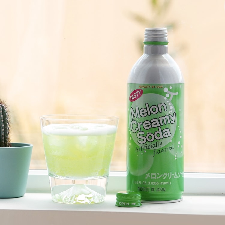 UCC Melon Creamy Soda, 16.6 fl oz 【Summer Drink】 - Yami.com