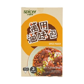 台灣小磨坊 廟口小點心萬用滷味包 3套入 36g