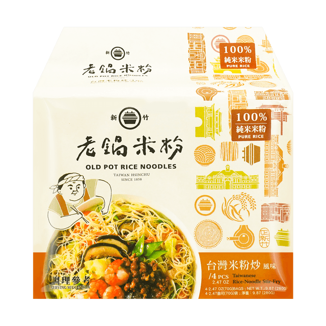 Taiwan Rice Noodle Stir-Fry 2.47 oz*4pc