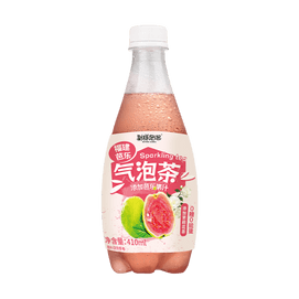 別樣泡泡 芭樂茉莉果汁氣泡茶 410ml【0糖0卡0脂】【清爽解膩】
