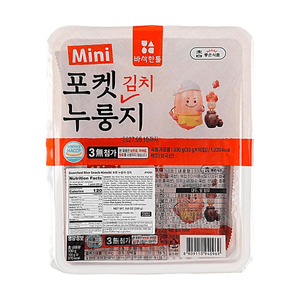 Scorched Rice Kimchi Flavor Snack 11.6 oz Crispy Korean Nurungji Snack