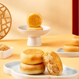 牧羊人 肉松饼 早餐夹心糕点 12枚装 420g 【超好吃】