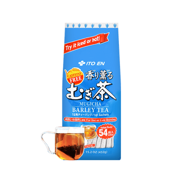 Mugicha Roasted Barley Tea,  Caffeine Free,54 Sachets, 14.3 oz